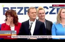 Donald Tusk i problemy z akustyką przy temacie deficytu budżetowego