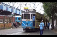 Kalkuta Indie. Ekstremalna przejażdżka tramwajem