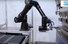 6 osiowy robot MADE IN POLAND! współpracuje z prasą krawędziową