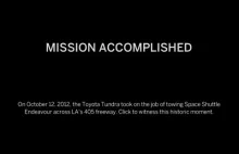 The Tundra Endeavour - kosmiczna akcja reklamowa Toyoty