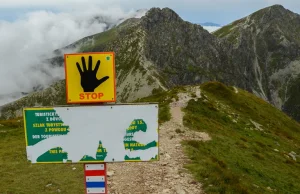 1 listopada szlaki w Tatrach Słowackich zostają zamknięte!