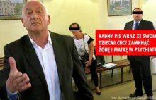 Radny PiS Sławomir Dajcz do swojej żony: Ty świnio do roboty #!$%@?!