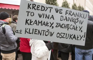 Banki nie potrafią się wytłumaczyć z kredytów frankowych