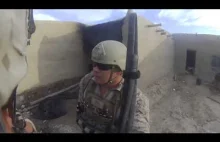 Żołnierz dostał Head Shoot w hełm