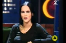 Agnieszka Chylińska w programie "Wieczór z Jagielskim" (2001)