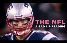 "THE NFL : A Bad Lip Reading" - Bardzo dobry montaż pasujący do sytuacji i ruchu