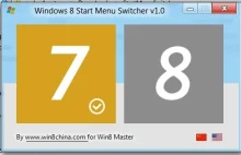 Standardowe menu start dla Windows 8