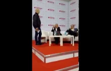 Leszek Żebrowski zadaje pytanie Michnikowi o kłamstwach w G.Wyborczej