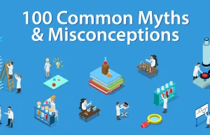 100 najbardziej powszechnych mitów i nieporozumień w jednej infografice