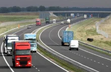 Autostrada A2: Strażacy eskortowali kolumnę BOR-u