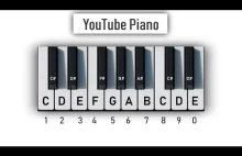 YouTube Pianino - zagraj na swoim komputerze