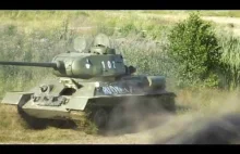 Operacja Południe 2013 - T-34-85 RUDY - pokaz dynamiczny