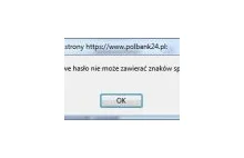 POLBANK uniemożliwia zmianę hasła na bezpieczne!