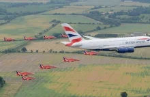 Wielki show z udziałem A380 w barwach British Airways [FOTO i WIDEO]