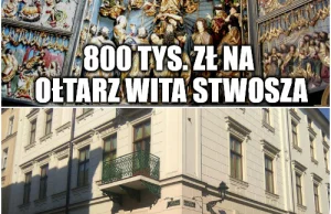 Kamienica syna wiceprezydent Krakowa ważniejsza od ołtarza Wita Stwosza?