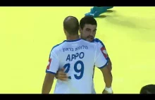 Reakcja izraelskich kibiców na hymn Polski przed meczem el. Euro2020 w ręcznej