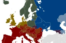 Strefy alkoholowe w Europie jeśli chodzi o popularność.