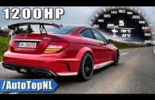 Mercedes C63AMG 1200koni i 1700NM 0-250km/h