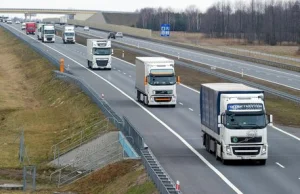 "Na krajówce znacznie trudniej". Warunki pracy kierowców tirów