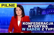 PILNE! Konfederacja WYGRYWA Z TVP w trybie wyborczym!