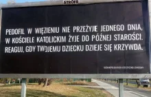 Szokujący billboard pojawił się w Toruniu! "Pedofil..."