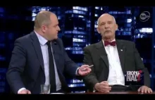 Janusz Korwin-Mikke masakruje Monikę Olejnik i Pawła Kowala - MOCNY...