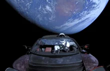 Tesla Roadster Elona Muska otrzymała własną stronę, na której można ją śledzić