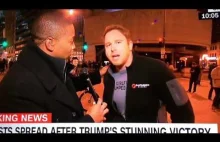 CNN podstawia swojego kamerzystę jako jednego z "protestujących"