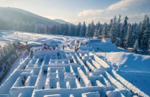 Śnieżny Labirynt w Zakopanem już otwarty. NAJWIĘKSZY taki na świecie