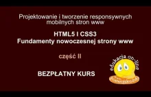 HTML5 i CSS3 - fundamenty nowoczesnej strony www bezpłatny kurs