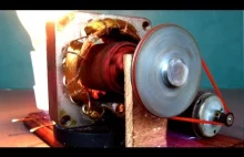Universal Free energy generator electric DC motor 230 Volts - Experiment...