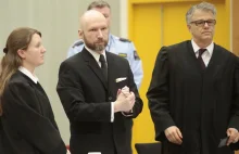 Anders Breivik sądzi się z państwem Norweskim