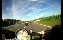 Wypadek podczas wyścigów motocyklowych