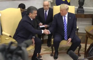 Duda pojechał do USA, ale Trump ugościł... prezydenta Uzbekistanu