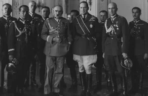 Generał Douglas MacArthur u marszałka Piłsudskiego