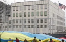 Atak na ambasadę USA w Kijowie.