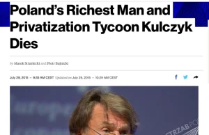 Financial Times, Forbes, BBC News – Zagraniczne media o śmierci Jana Kulczyka...