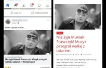 Fake news o śmierci Muńka Staszczyka obiega internet