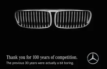 Reklama Mercedesa z okazji 100-lecia BMW :)