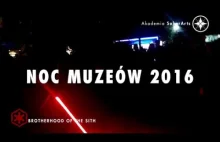 Noc Muzeów 2016: Warszawa - Pokaz walki na miecze świetlne