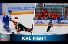 Kazachski hokeista eliminuje rywali