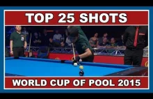 Top 25 Shots World Cup of Pool 2015 [ENG]