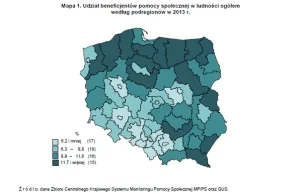 Kto w Polsce bierze socjal?