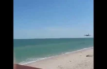 Su-25: Wyjątkowo niski przelot nad morzem czarnym