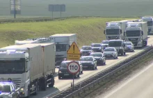 Fotoradary i ograniczenie prędkości do 90 km/h na autostradzie.