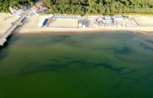 Niebezpieczna głębia na dnie morza po poszerzeniu plaży