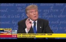 Donald Trump vs Hillary Clinton - cała debata prezydencka 2016 [Lektor PL]