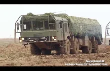 Prezentacja rosyjskich ciężarówek wojskowych.