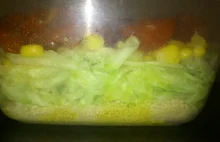 Gotuj z Wykopem - banalnie prosta sałatka z kaszą kuskus :-)