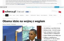 USA idzie na wojnę z węglem